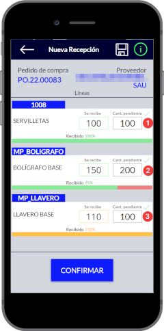 Control stock Power Apps