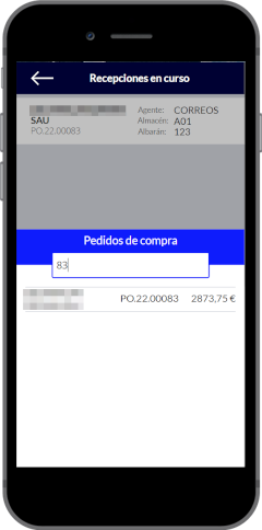Power Apps ejemplo almacén