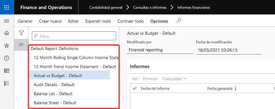 Collecting financial reports