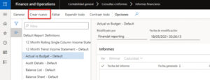 Creating financial reports in D365 Finance and Operations using Management Reporter